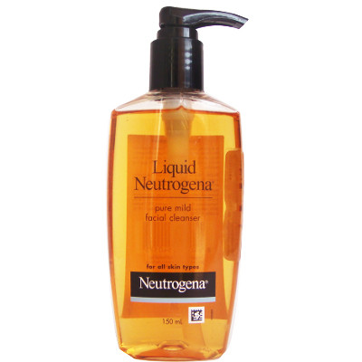 Liquid Neutrogena Pure Mild Facial Cleanserরিভিউ-prbd