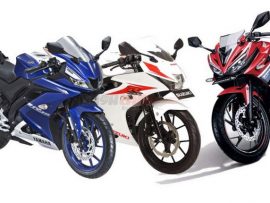 New Yamaha R15 V3 vs Suzuki GSX150R vs Honda CBR150R-Who is the Winner?